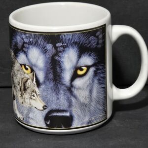 Wolves Ceramic Mug By Gardner ~ Hidden Images Mug Collection~Find 9 Wolves